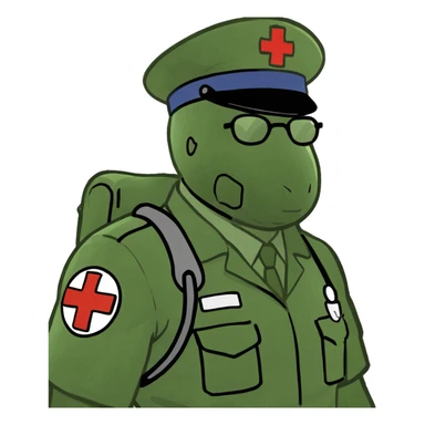 soldier medic sticker
