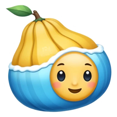 Glitter pacote de pipoca, listras roxas e azul ciano sticker