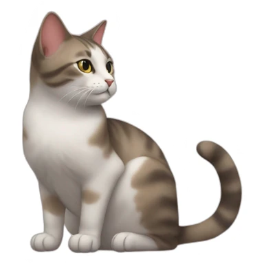 cat pray sticker