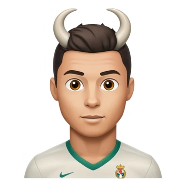 Cristiano Ronaldo qui ressemble à une chèvre  sticker