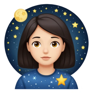 Star gazing sticker