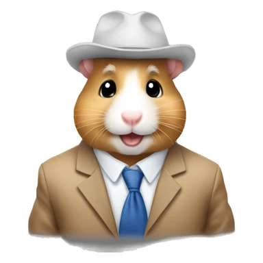 Hamster stock trader sticker