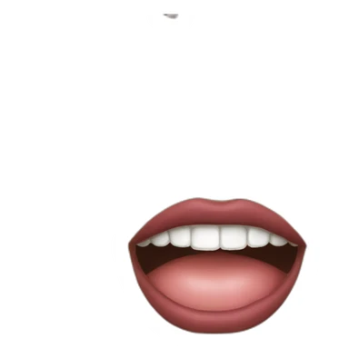 Sexy shy biting lip sticker