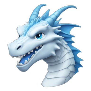 blue-eyes-white-dragon sticker
