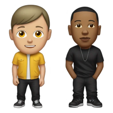 eminem and dr dre sticker