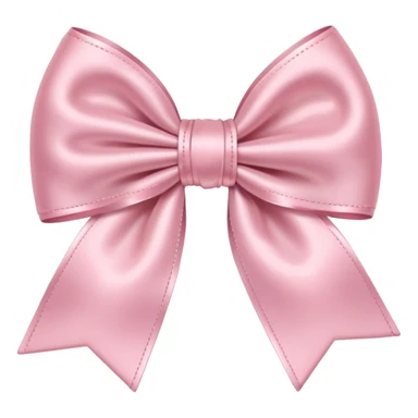 Baby pink bow sticker