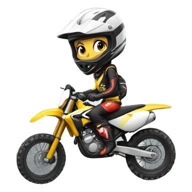 motocross women sticker