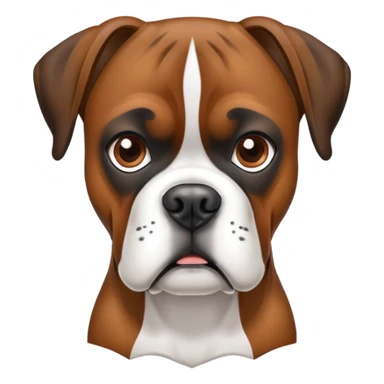 Brindle Boxer Dog
 sticker