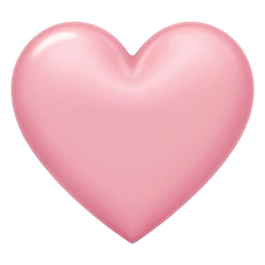 a pastel pink heart sticker