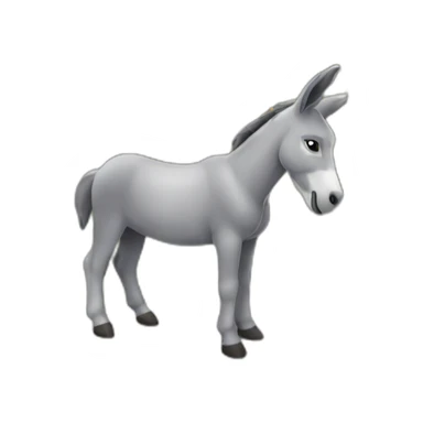 Donkey in the palace sticker