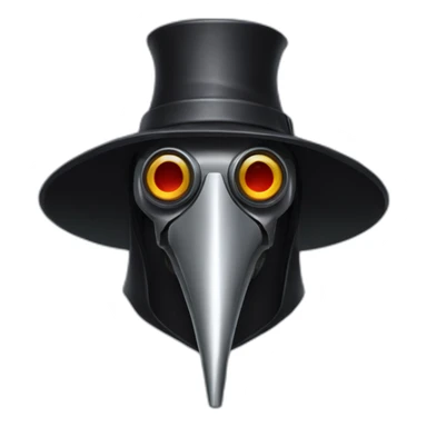 mecha plague doctor sticker