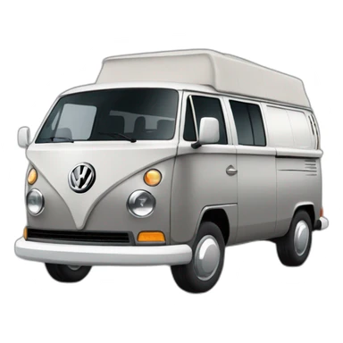 Volkswagen transporter with grey top and dark hrey bottom sticker