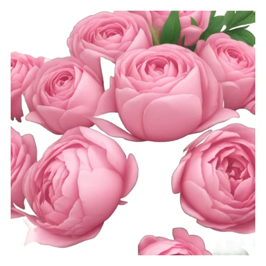 Pink flower bouquet  sticker