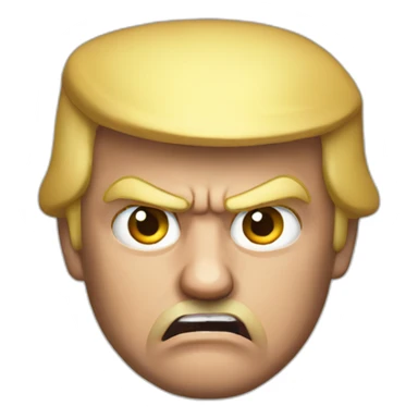 Angry-Donald-Trump sticker