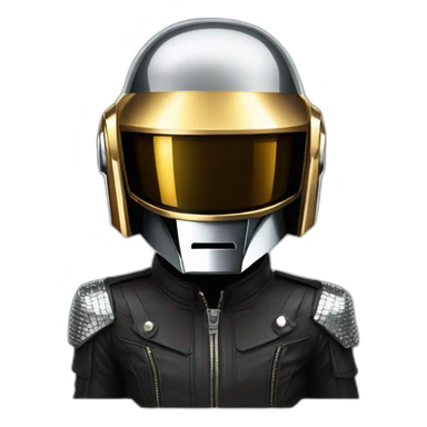 daft punk helemt sticker