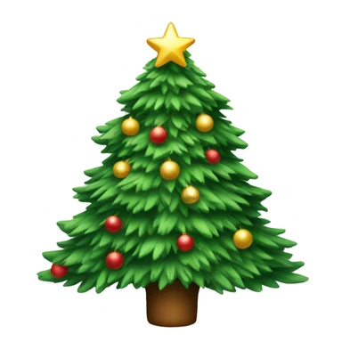 Christmas tree sticker