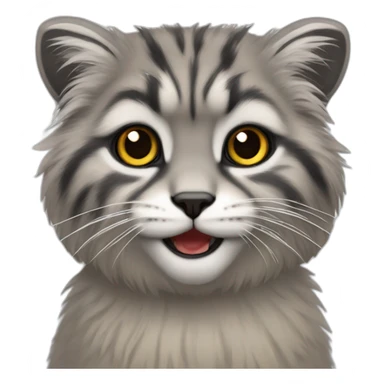 manul pallas cat sticker