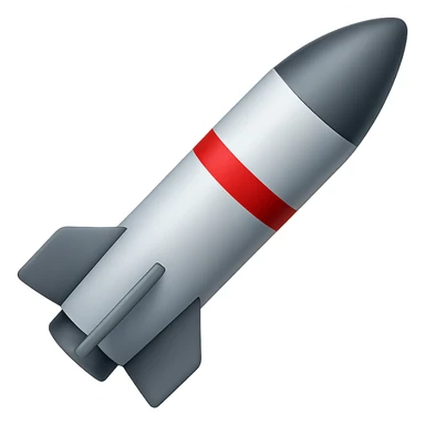 ballistic missile emoji sticker