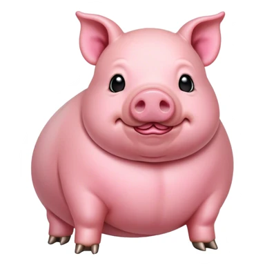 Pot belly pig sticker