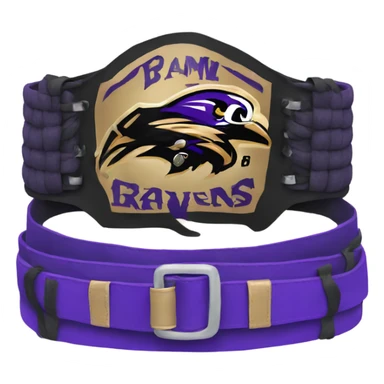 Ravens belt sticker