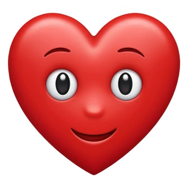 Un emoji cœur sticker