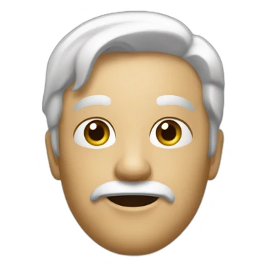 Un emoji qui a un regard latéral sticker