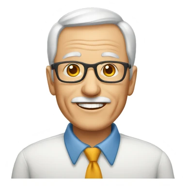 active senior man sticker