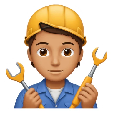 person Repairing a tool sticker