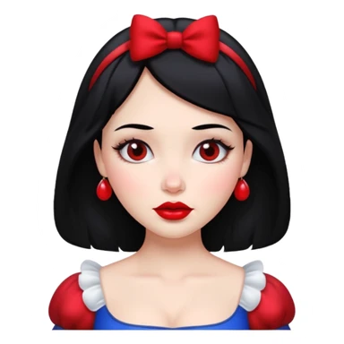 Snow white sticker