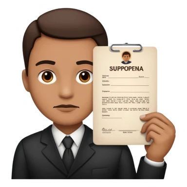 Go get a subpoena sticker