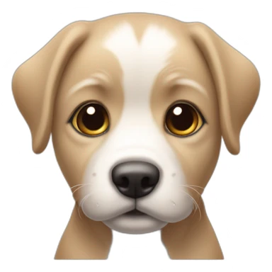 Un perro pequeño hermoso  sticker