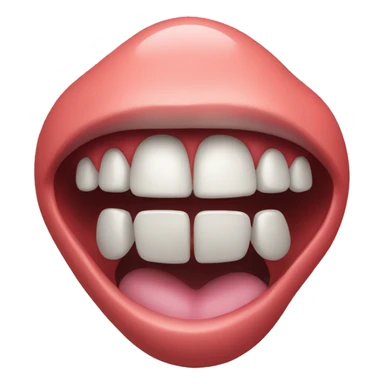 Tongue flipped up  sticker