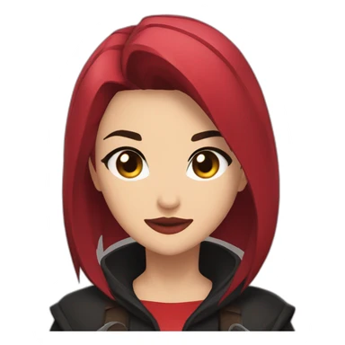 Ruby Rose from RWBY sticker