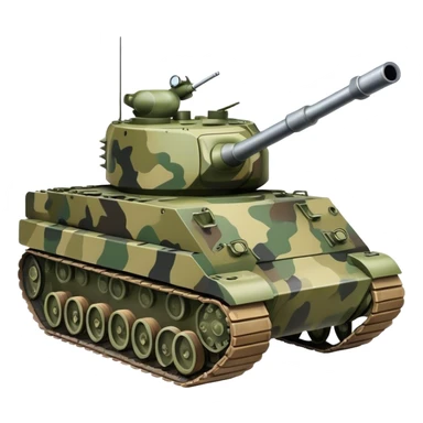 Military tank sticker