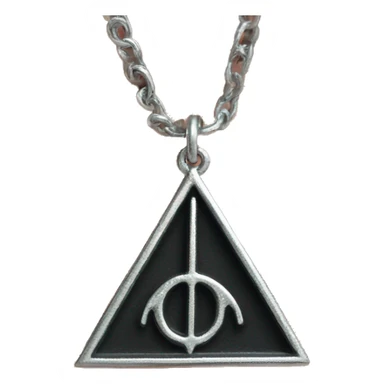 deathly hallows necklace sticker