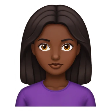 Melena morena sticker