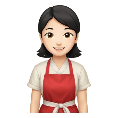 emoji de um lojista japones em uma barraquinha de comida sticker