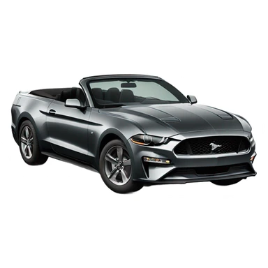 2018 gun metallic mustang convertible  sticker