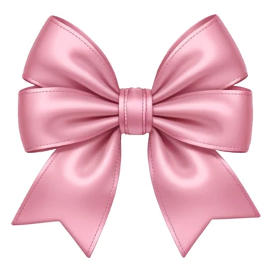 Baby pink bow sticker