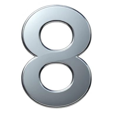 symbol 8 eight sticker