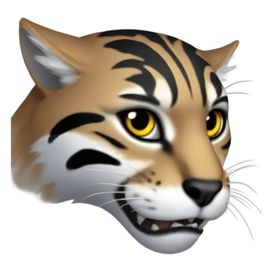 Wildcat getting eaten by a hawk sticker