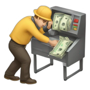 trader lose money sticker