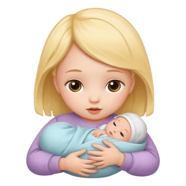 new born baby gỉrl sticker