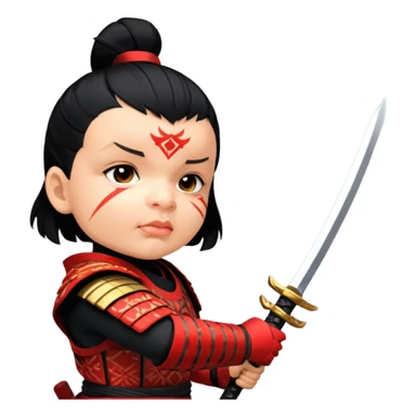 Daring Samurai sticker