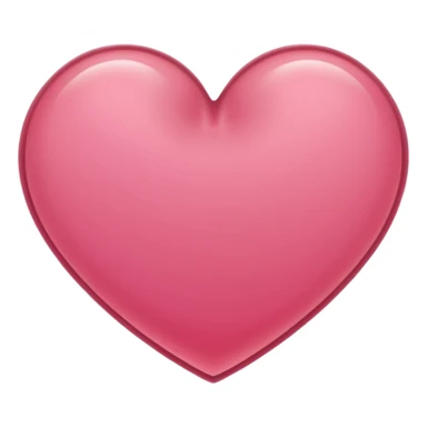 Thin reddish-pink Hollow Heart thinly  outline lines sticker