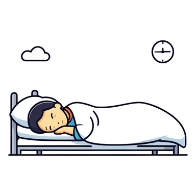 Me sleeping sticker
