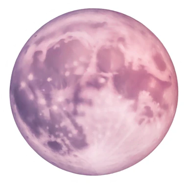 pastel pink moon sticker