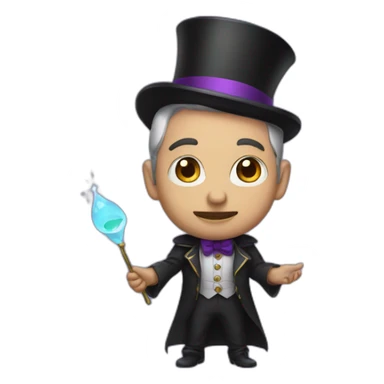 mago magician sticker
