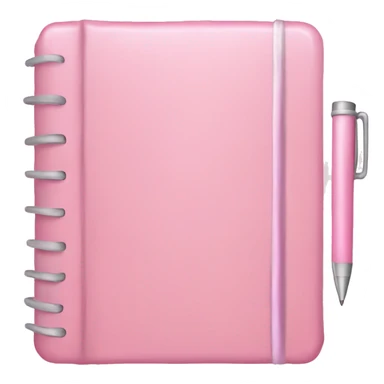 pastel pink journal sticker