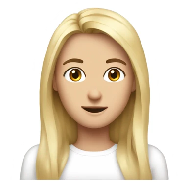 A brunet and a blonde with 2 giants sticker